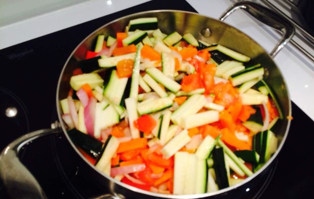 Poèlée de légumes à l'Indienne