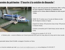 La Seine, Mantes-la-Jolie et les Journées du Patrimoine..