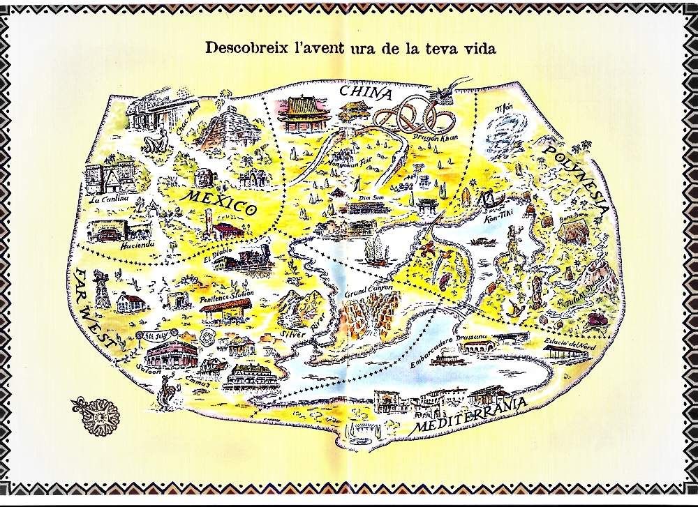 Premières ébauches de plan du parc