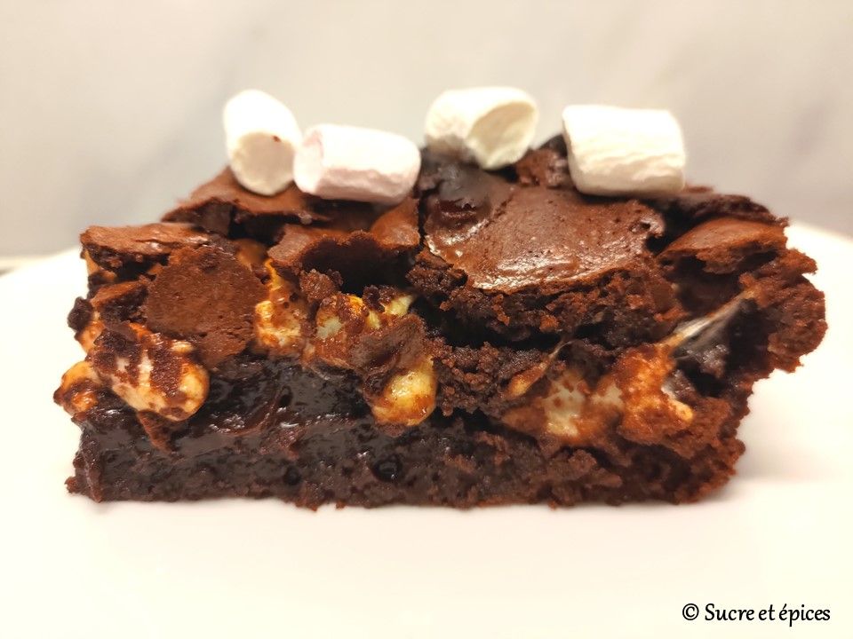 Brownie aux mini guimauves - Recette en vidéo