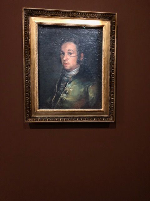 Autoportrait de Goya aux lunettes ver 1800 - Portrait de Franscisco del Mazo
