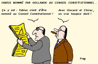 Fabius  nommé  par  Hollande  au  Conseil  Constitutionnel