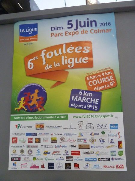 6ème Foulées de la Ligue à Colmar, on y était....