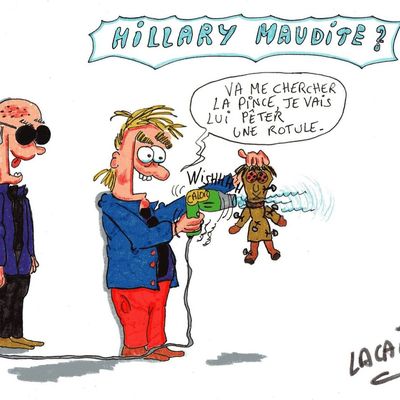 dessin coup de chaud d'hyllary clinton les raisons de son mal
