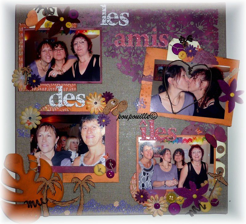 Des customisations de différents supports : horloge, lettres decopatch, toiles, boites...