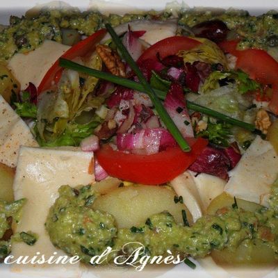 salade de pommes de terre au saint-paulin ravigoté