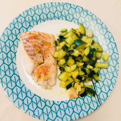 Dos de cabillaud en papillote à l’huile de coco 