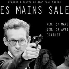 "Les Mains sales" par les étudiants de l'Université de la Rochelle, une initiative étudiante de la MDE.