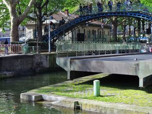 passerelle des douanes - Pont tournant