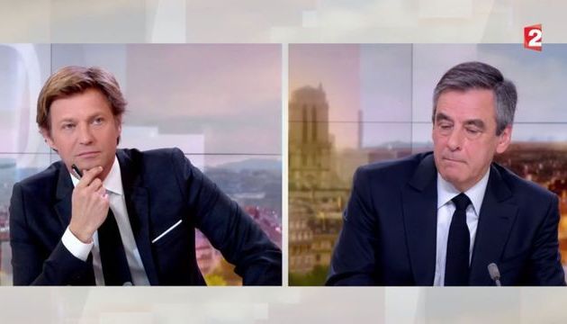 Michel Field, le patron de l'info de France Télé, répond à des enseignants après l'interview de François Fillon 