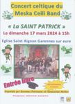 La Saint Patrick ce dimanche 17 mars 2024 à Garennes sur Eure