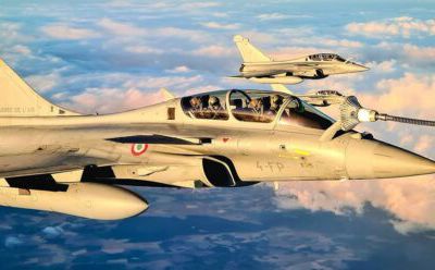 Les Dassault Aviation Rafale de la 4ème escadre de chasse veilleront sur Paris 2024