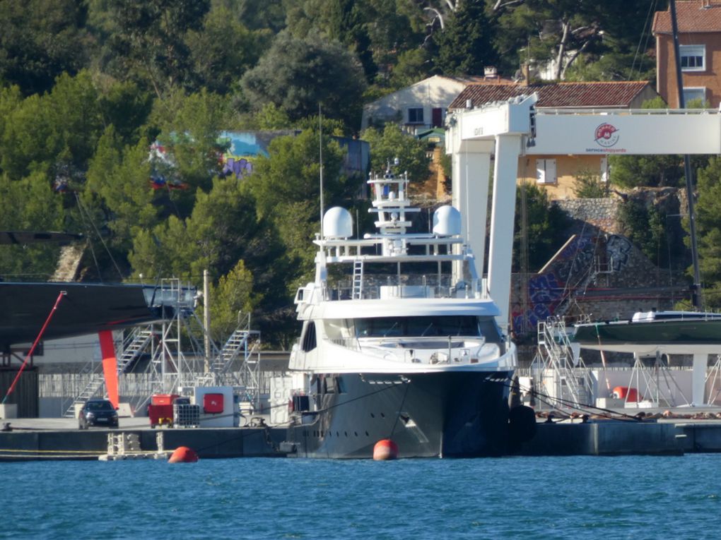 ARBEMA , aux  chantiers de Monaco Marine à la Seyne sur Mer le 3et 12 octobre 2020