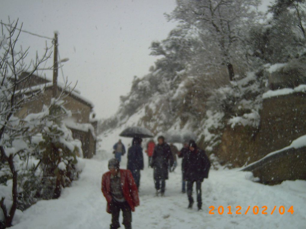 souvenir de la tempête de neige en février 2012 a Tifra