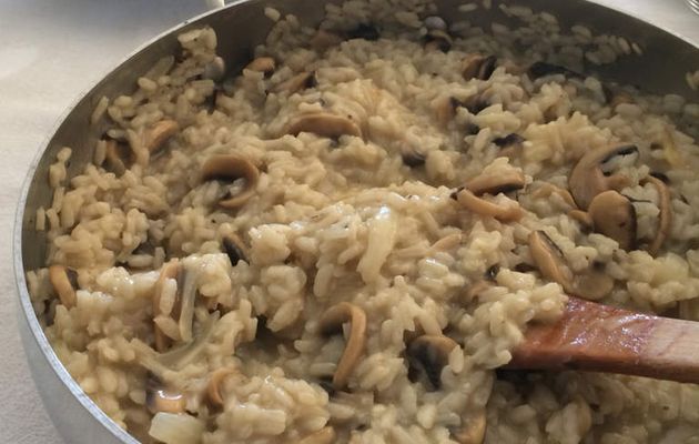 Risotto aux champignons 