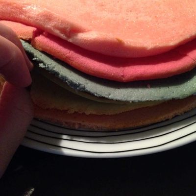 Mon rainbow cake 🎂🌈