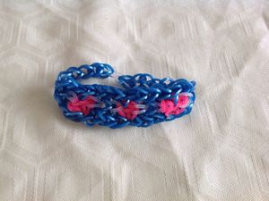 Premières oeuvres Rainbow Loom
