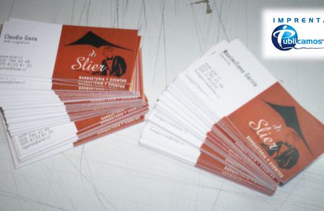 Diseño e Impresión para papelería Corporativa para empresa "Slier"