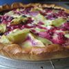 tarte groseilles,cassis rhubarbe