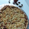 Tarte crumble pommes et caramel