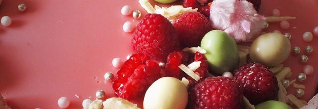 Entremets framboise citron vert