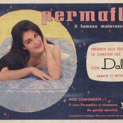 Dalida et les matelas Permaflex (1960)