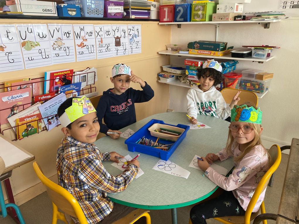 Les 100 jours d'école des CP A et des CP B 