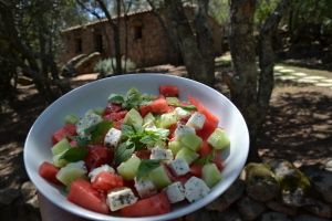 SALADE DE PASTÈQUE FETA ET CONCOMBRE 2💚💙💜