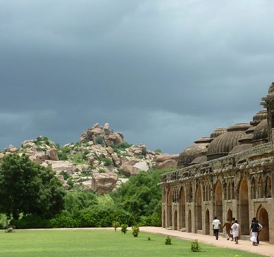 "Ecurie" pour éléphants à Hampi