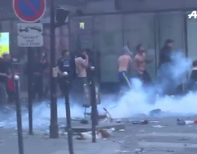 En direct - Dimanche 15 juillet 2018 : Champion du monde - Les images du Drugstore Publicis sur les Champs-Elysées saccagé par des casseurs
