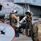 Un EA-18G de la Marine Américaine a détruit un hélicoptère Mi-24 houthi