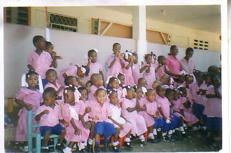 Ecole de Port au Prince soutenue par Terre de mission Haïti.