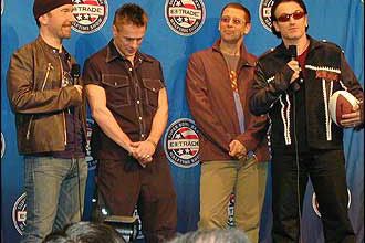 U2 - Super Bowl XXXVI Press Conference -Superdom -Louisiane -30/01/2002