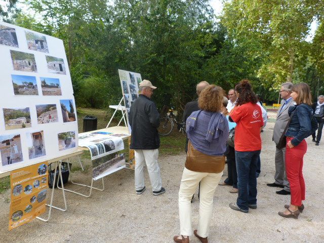 Fête des fées de l'Huveaune, Saint-Loup : inauguration de la fée Manon, 13 octobre 2012