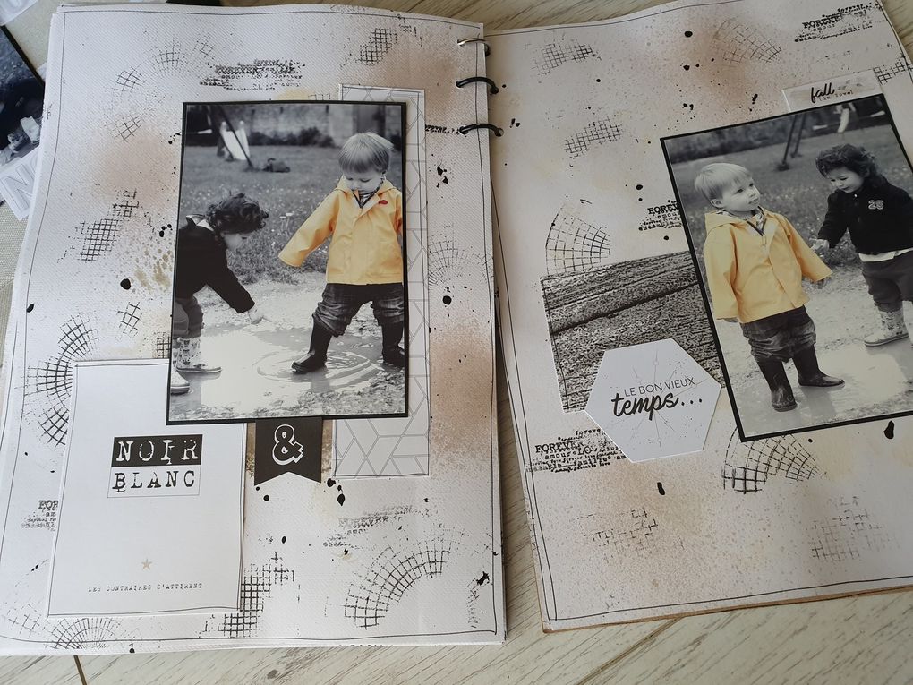 Album scrapbag : album A4 dans sa boîte