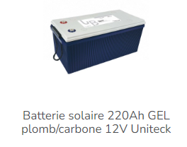 ASE Energy vous propose des batteries solaires GEL