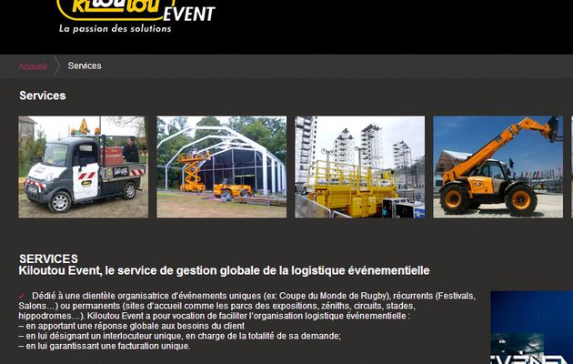 kiloutou event service de gestion globale de la logistique événementielle