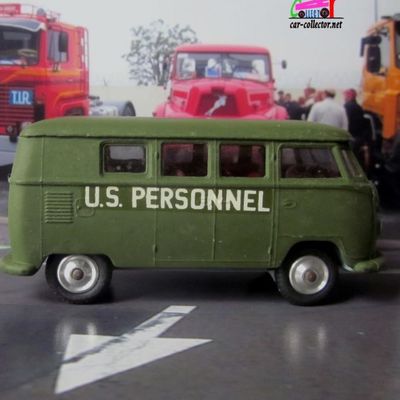 VW BULLI COMBI MINI BUS 1962 US PERSONNEL CARRIER CORGI 1/47