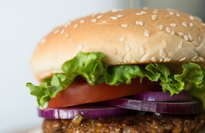 Burger d'avoine végétarien ! 