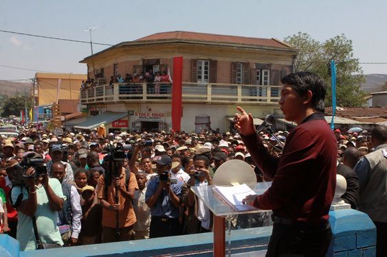 Vendredi 12 octobre 2012. Le Président Andry Rajoelina : première visite dans la Région Itasy (Soavinandriana, Analavory, Ampefy).