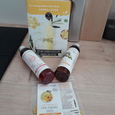 J'ai testé le kit Liniment pour maman et bout de chou d'Aroma-zone