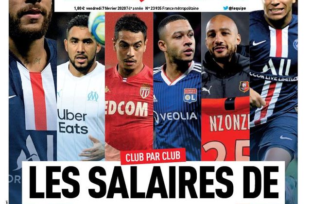 Les salaires de la Ligue 1 de football : le PSG creuse encore un peu plus l’écart (joueurs et entraîneurs).