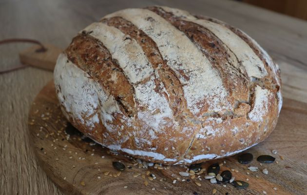 Mon pain aux céréales à la cocotte