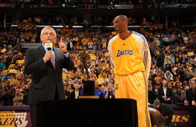 Lakers take a 2-0 lead on Kobe's MVP celebration day