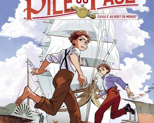 Pile ou face, tome 1 : Cavale au bout du monde d'Hope Larson & Rebecca Mock