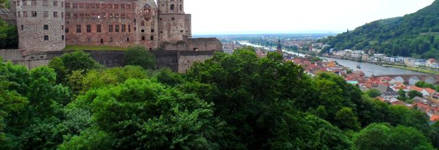 Heidelberg : château, internat, et Pignon
