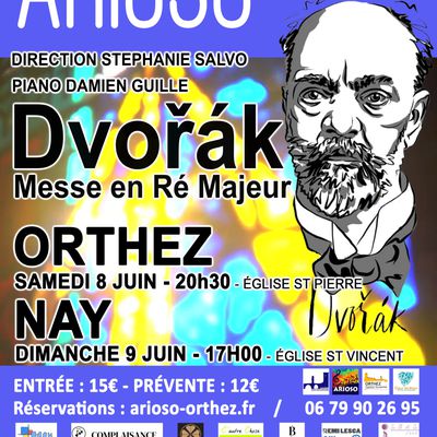 ORTHEZ et NAY : "Dvorak et l'âme slave" avec  l'ensemble Vocal ARIOSO