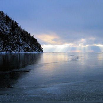 le lac baïkal, russie. 