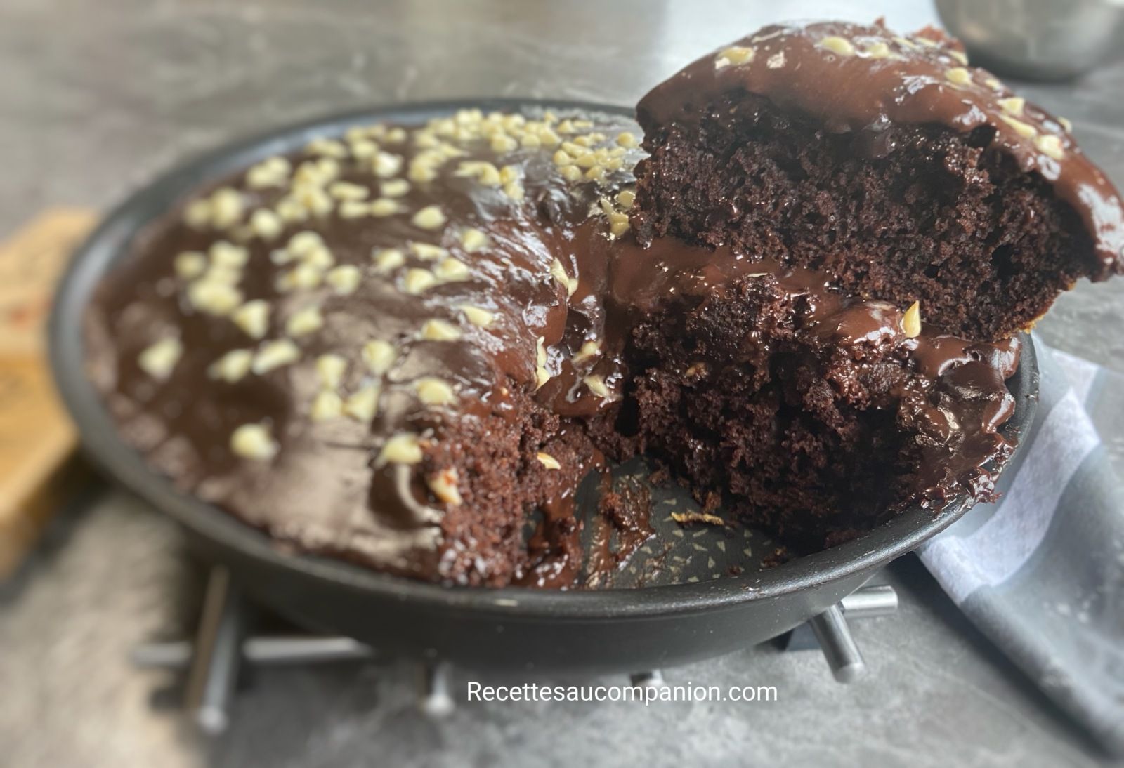 Gâteau chocolat cuisson poêle sans four