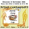 Affiche repas campagnard du 11 septembre 2016